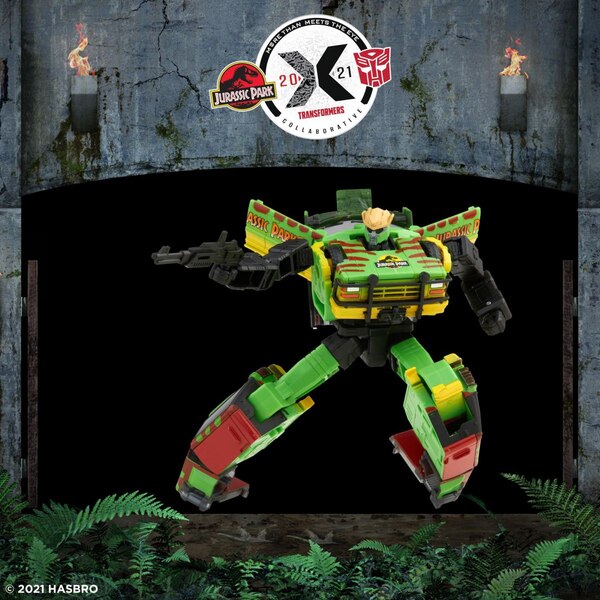 Jurassic Park x Transformers Crossover Official Images and Details